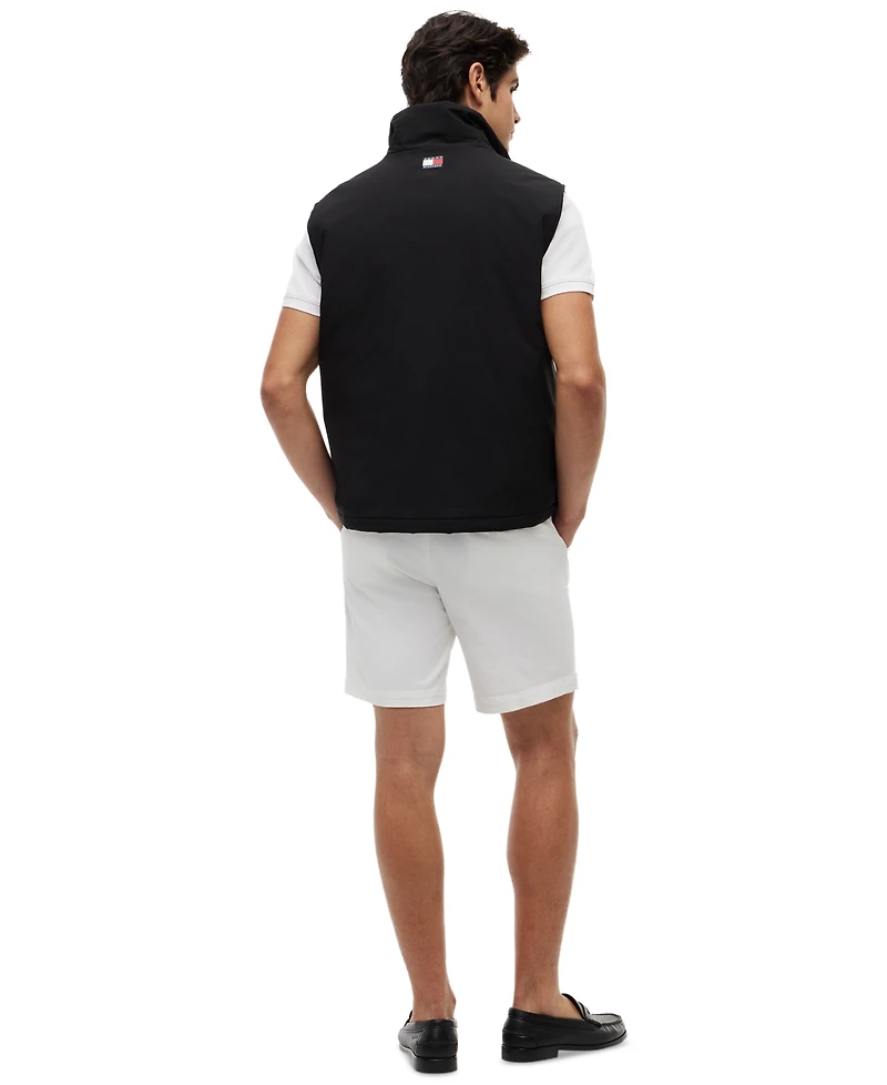 Tommy Hilfiger Men's Logo Details Zipper Vest