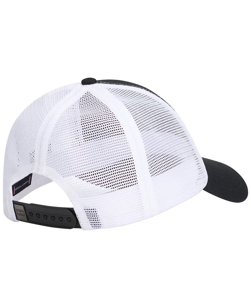 Tommy Hilfiger Men's Embroidered Logo Trucker Cap