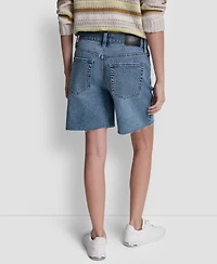 Dkny Jeans Women's Mid-Rise Relaxed Shorts