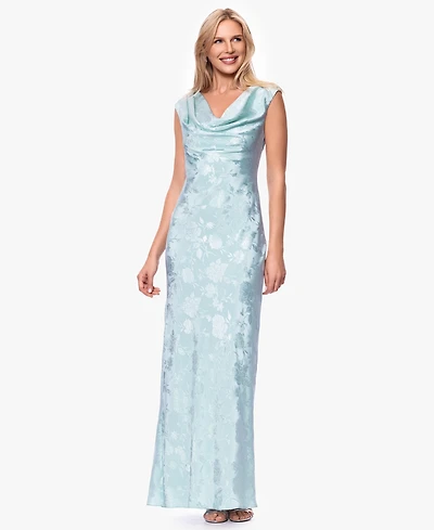 Betsy & Adam Women's Floral Maxi Dress
