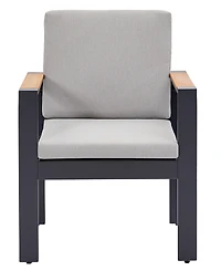 Sienna 33" Outdoor Aluminum Dining Chair, Created for Macy's