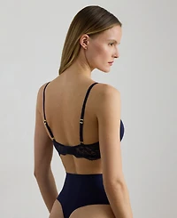 Lauren Ralph Women's Ribbed Elastic Waist Thongs