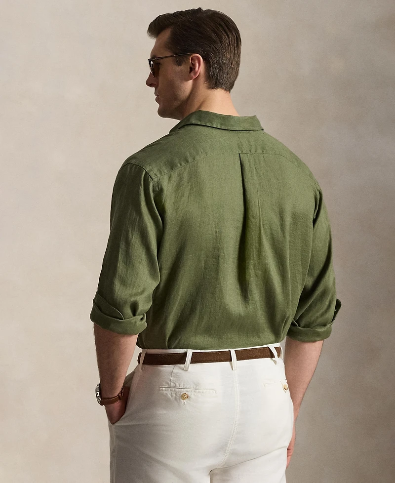 Polo Ralph Lauren Men's Big & Tall Linen Shirt