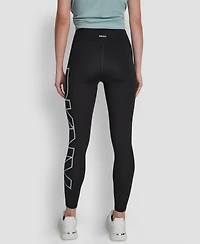 Dkny Sport Women's Ombre Logo High-Waist Tights