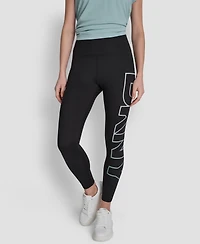 Dkny Sport Women's Ombre Logo High-Waist Tights