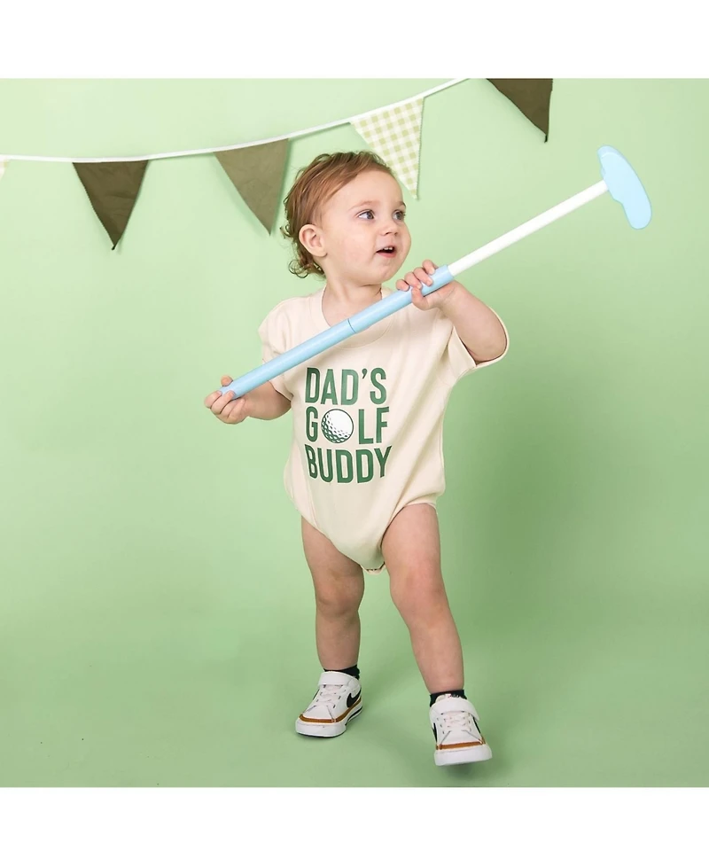 Sweet Wink Baby Boys Dad's Golf Buddy Short Sleeve Romper