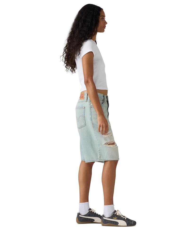 Levi's Women's Mid Rise Baggy Shorts