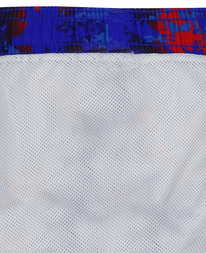 Under Armour Boys' 4-7 Freedom Printed Swim T-Shirt and Shorts, 2-Piece Set