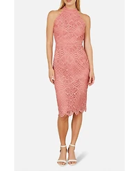 Yumi Women's Lace Halter Neck Dress