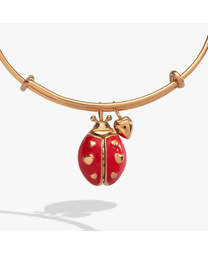 Alex and Ani Make Your Own Luck' Ladybug Charm Bangle