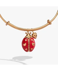 Alex and Ani Make Your Own Luck' Ladybug Charm Bangle
