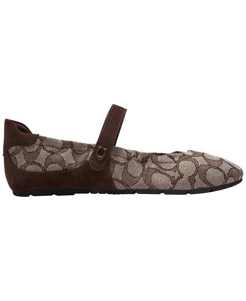 Coach Women's Mary Jane Round Toe Flats