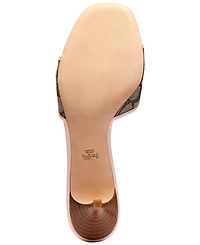 Coach Women's Margot Signature Jacquard Slip-On Sandals