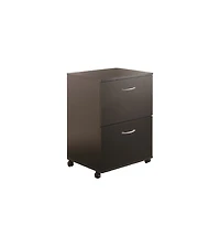 Nexera 2-Drawer Essentials Rolling Filing Cabinet