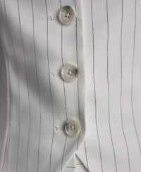 Dkny Women's Sleeveless Pinstripe Button-Front Vest