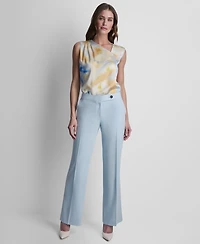 Dkny Women's Straight-Leg Flared Pants