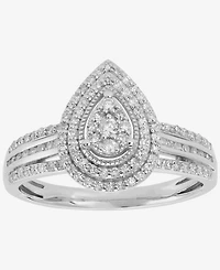 Macy's Diamond Engagement Ring (1/2 ct. t.w.) in 10k White Gold