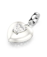 Swarovski Rhodium Plated Heart Idyllia Charms