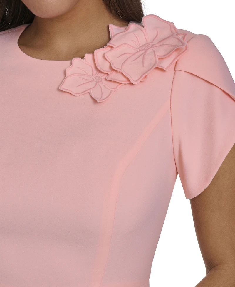 Eliza J Women's Jewel-Neck Midi Dress