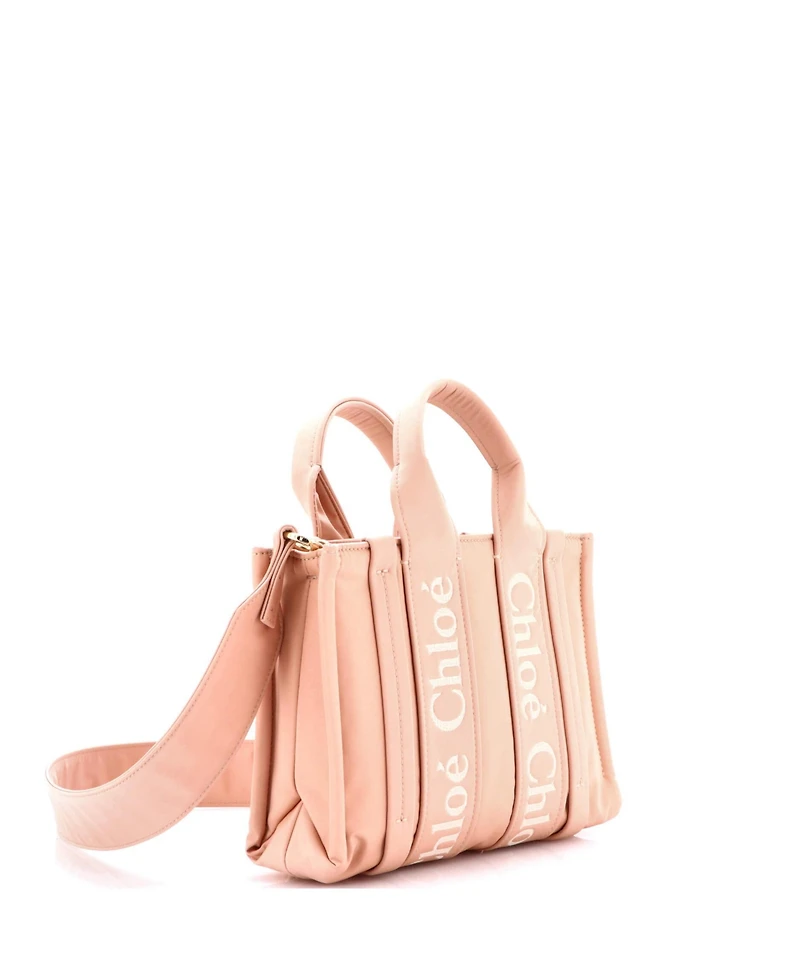 Pre-Owned Chloe Small Woody Convertible Tote Nylon