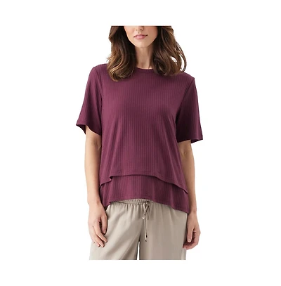 Ripe Maternity Mike Rib Nursing Top
