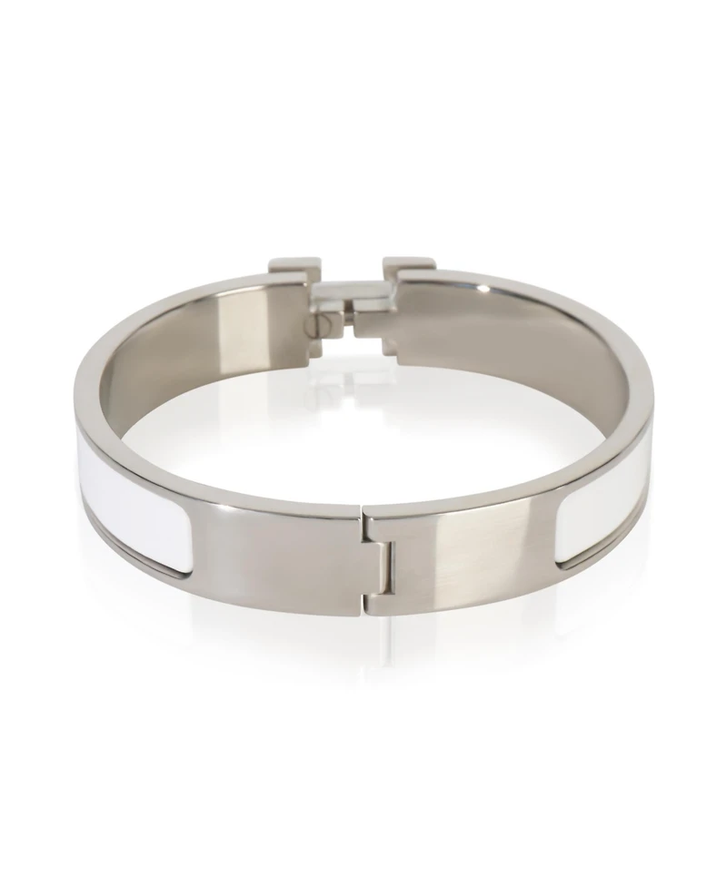 Hermes Clic H In Blanc Bracelet