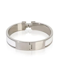 Hermes Clic H In Blanc Bracelet