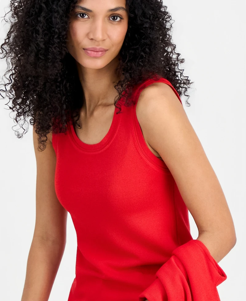 Anne Klein Women's Scoop Neck Tank Top