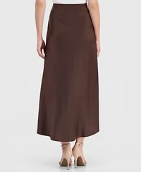 Anne Klein Women's Satin Pull-On Flared Skirt