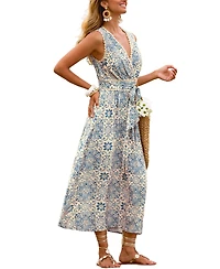 Cupshe Women's V-Neck Pull-On Unlined Dress