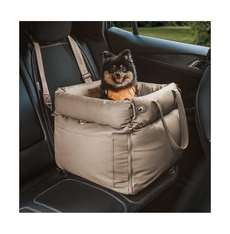 Funny Fuzzy Urban Voyager Dog Car Booster Standard