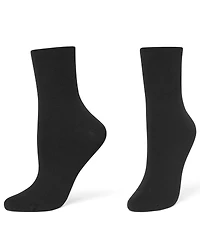 Hue Women's 3-Pk. Bobby Ribbed-Cuff Crew Socks U23317