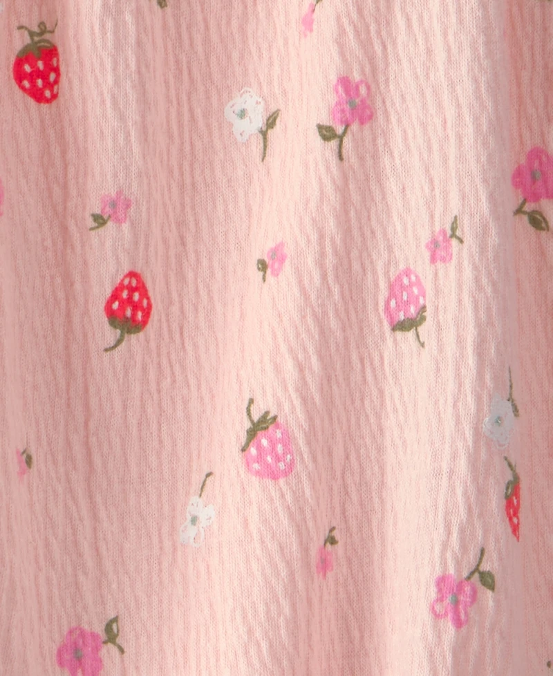 Carter's Baby Girls' Strawberry Short-Sleeve Top & Skort, 2-Piece Set