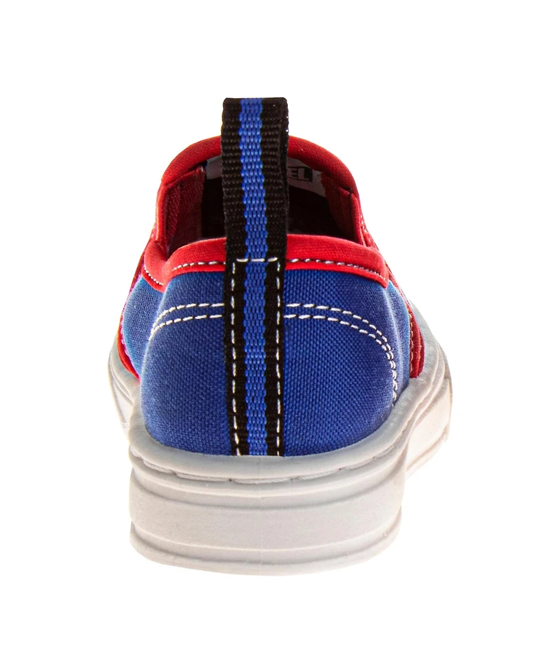 Spider-Man Little & Big Boy Marvel Canvas Sneakers Superhero Design Casual Wear Comfort Fit