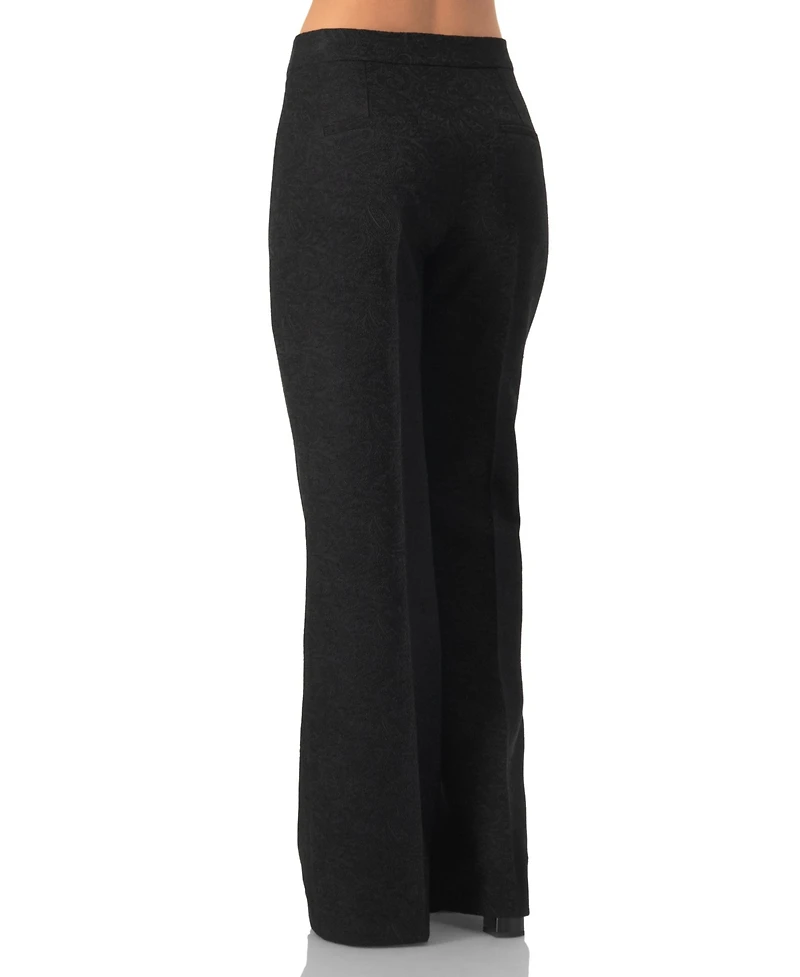 Ivonne Women's Straight-Leg Pants with Zipper