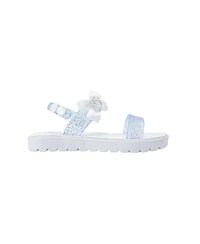 Bebe Toddler Pcu Sandal with Bow and Heart Charm