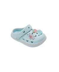 Bebe Big Girls Lighweight Eva Clogs - Slip On Comfy Shoes with Charms