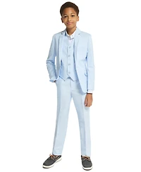 Calvin Klein Boys' 8-20 Tri-Blend Button Front Suit Vest