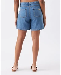 Ripe Maternity Dion Denim Short Classic Wash