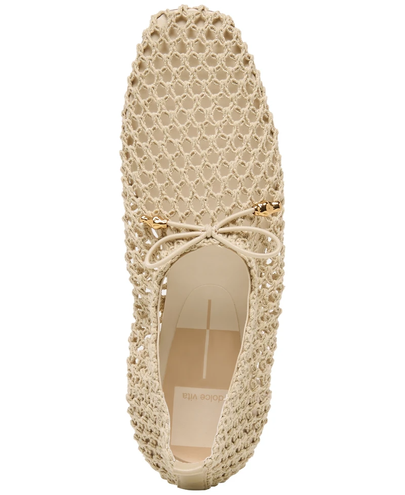 Dolce Vita Women's Kaylyn Bow Tie Knit Slip-On Ballet Flats