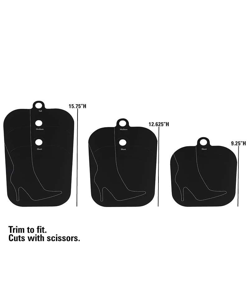 Household Essentials CedarFresh Boot Shapers, 2 Pairs, Plastic Boot Inserts