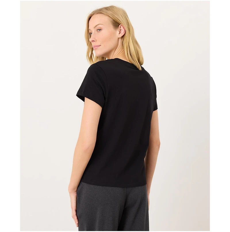 Pact Women's Organic Cotton Essential V-Neck Tee