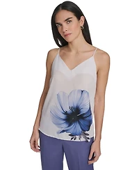 Calvin Klein Women's Strappy Floral Camisole Top