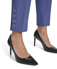 Calvin Klein Women's Mid-Rise Slim-Leg Pants