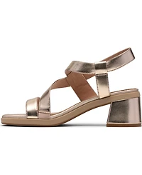 Clarks Women's Jaylan Sol Square Toe Dress Sandals