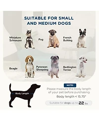 6thdruple Small Pet Sofa with Storage and Tufted Cushion