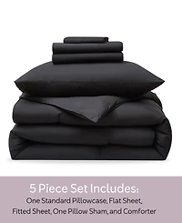Nestl Luxury Soft Modern Design 5-Pc. Comforter Set