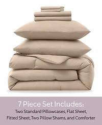 Nestl Luxury Soft Modern Design 7-Pc. Comforter Set