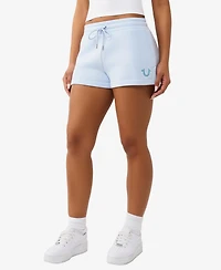 True Religion Women's Embroidered Lounge Shorts