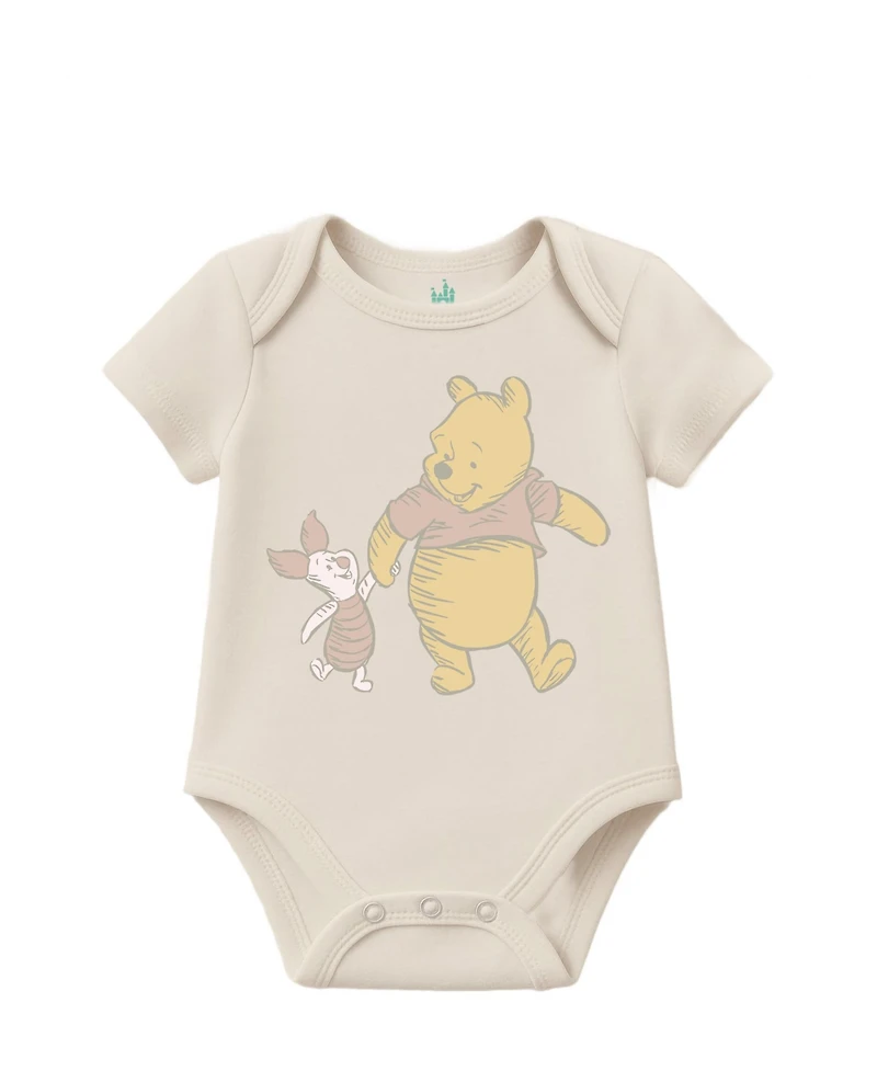 Disney Baby Boys' or Girls' Short-Sleeve Bodysuit, Pants and Hat, 5-Piece Set